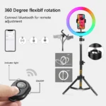 RGB LED Ring Light With Stand