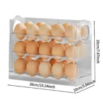 Egg Storage Auto Flip Up