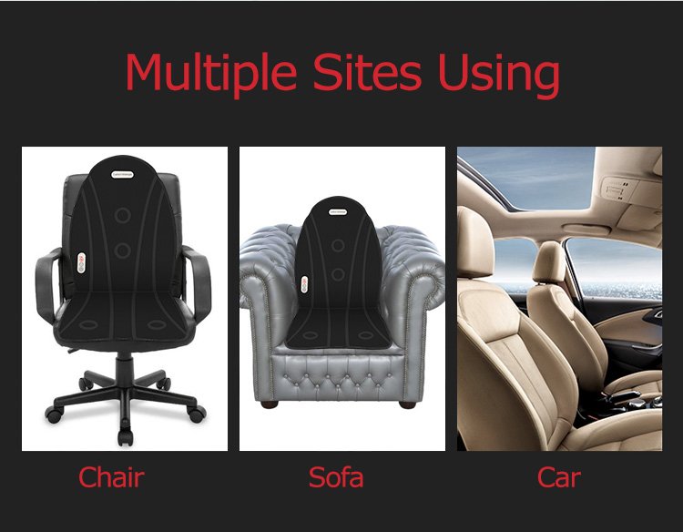 2 In 1 Seat Back Cushion Massager