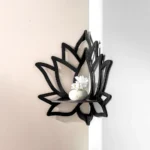 Wooden Lotus Shelf