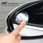 2pcs Blind Mirror With Rain Guard