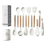 12 Pcs Silicone Spoon Set