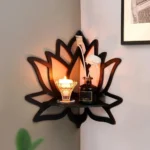Wooden Lotus Shelf