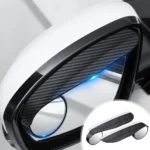 2pcs Blind Mirror With Rain Guard