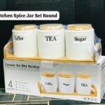 Spice Jar Set With Bamboo Tray