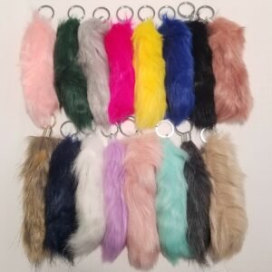 Key Chain Wool Tail