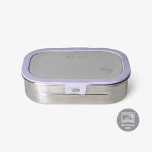 Steel Lunch Box Purple Small