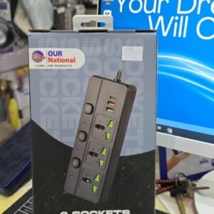 3 Way Power Extension Cord With 2 USB and 1 USBC