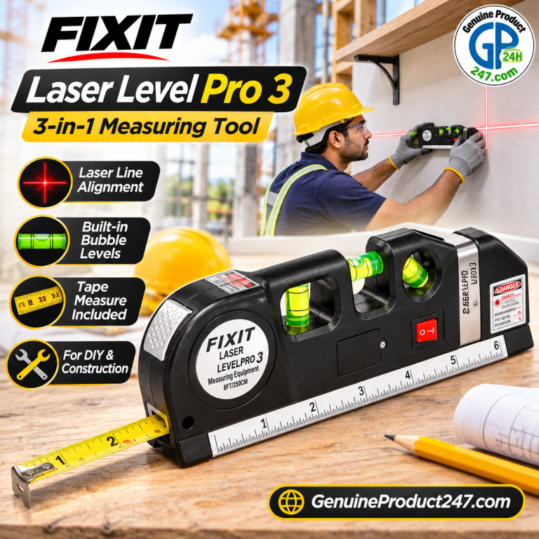 Laser Level Pro With Measuring Tape