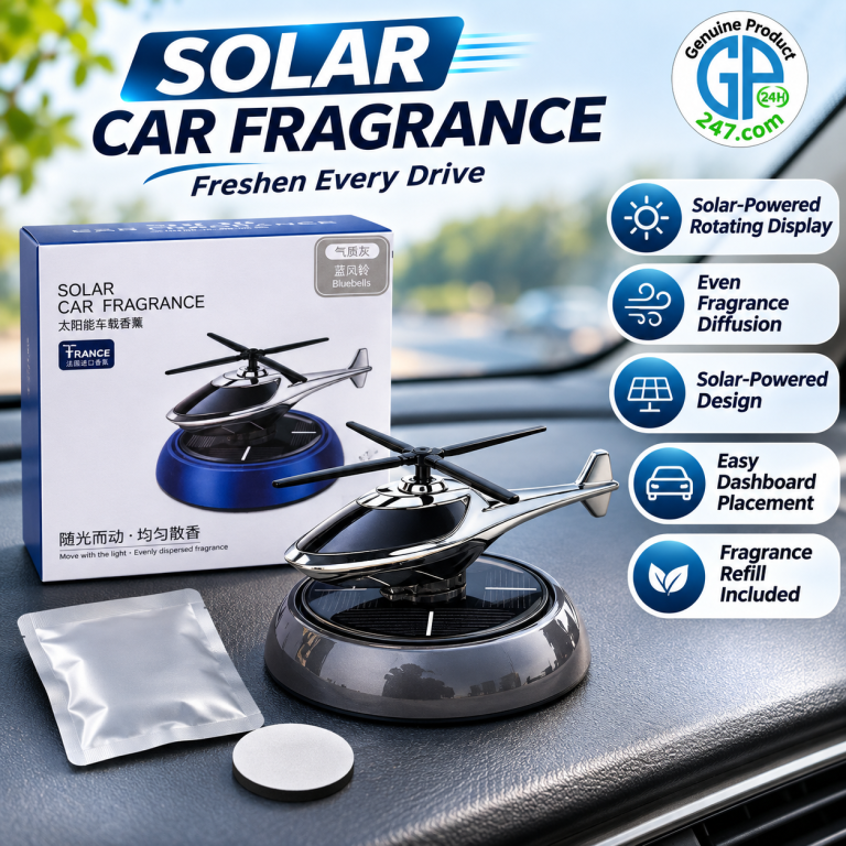 Solar Helicopter Car Air Freshener
