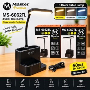 Desk Lamp With Pen & Phone Holder MS 6062TL